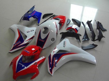 2008-2011 Honda CBR1000RR Motorcycle Fairing - White Red Blue HRC Australia