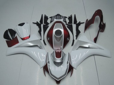 2008-2011 Honda CBR1000RR Motorcycle Fairings - White Silver Maroon Red Australia