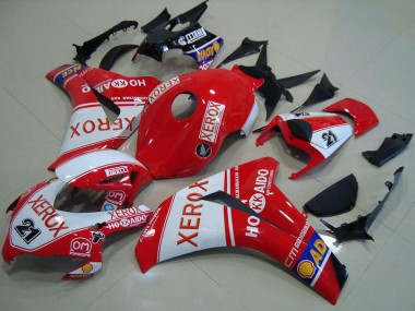 2008-2011 Honda CBR1000RR Motorcycle Fairings - White Red Xerox 21 Australia