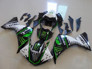 2009-2011 Yamaha YZF R1 Motorcycle Fairings - White Blue Black Green Monster Australia