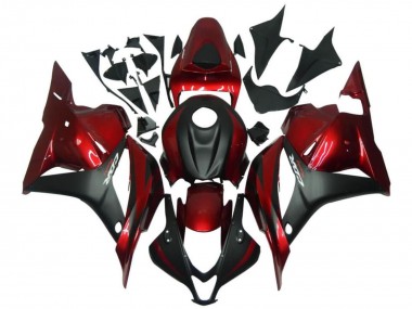 2009-2012 Honda CBR600RR Motorcycle Fairings - Red Matte Black Australia