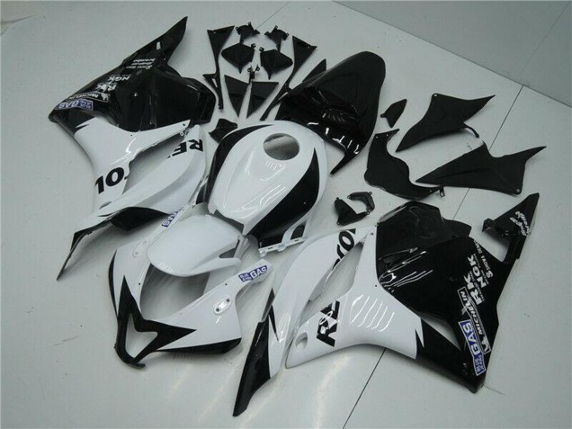 2009-2012 Honda CBR600RR Motorcycle Fairing - White Glossy Black Repsol Australia