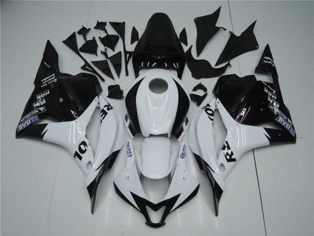 2009-2012 Honda CBR600RR Motorcycle Fairing - White Glossy Black Repsol Australia