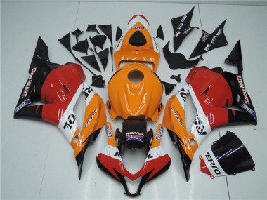 2009-2012 Honda CBR600RR Full Motorcycle Fairing Kits - Orange White Red Glossy Black Repsol Australia