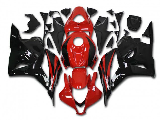 2009-2012 Honda CBR600RR Motorcycle Fairing Kits - Red Glossy Black Australia