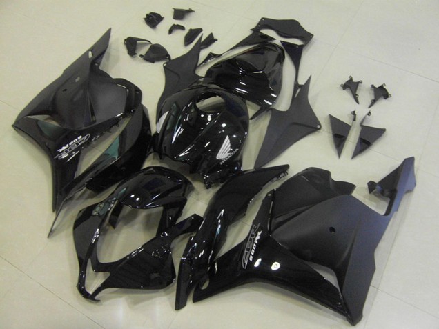 2009-2012 Honda CBR600RR Motorcycle Fairings - Glossy Black Matte Black OEM Style Australia