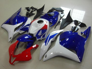 2009-2012 Honda CBR600RR Motorcycle Fairing - White Red Blue Australia