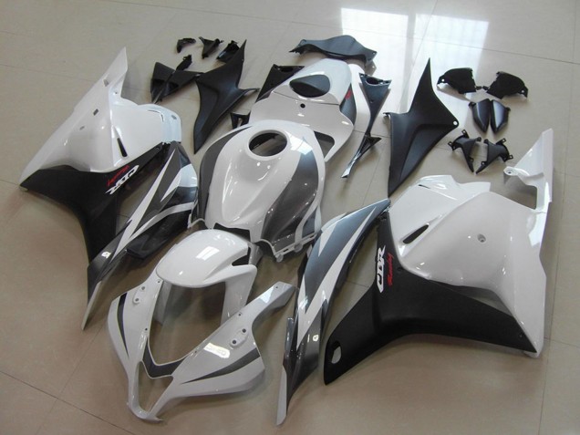 2009-2012 Honda CBR600RR Motorcycle Fairings - White Grey Matte Black Australia