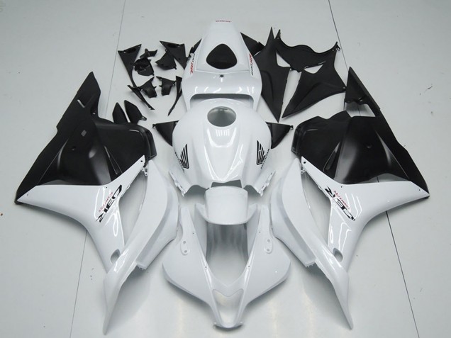 2009-2012 Honda CBR600RR Motorcycle Fairing - White Matte Black Australia