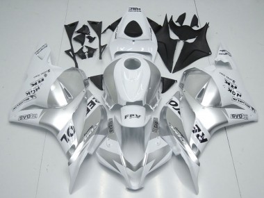 2009-2012 Honda CBR600RR Motorcycle Fairings - White Silver Black Repsol Australia