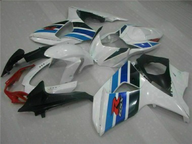 2009-2016 Suzuki GSXR 1000 Full Motorcycle Fairings - White Blue Black Australia