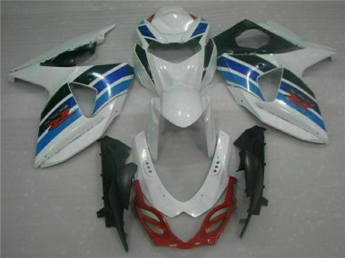 2009-2016 Suzuki GSXR 1000 Full Motorcycle Fairings - White Blue Black Australia