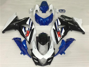 2009-2016 Suzuki GSXR 1000 Full Motorcycle Fairing Kits - White Blue Black Australia