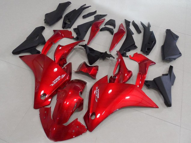 2011-2015 Honda CBR250RR Motorcycle Fairings - Red Matte Black Australia