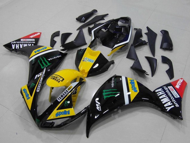 2012-2014 Yamaha YZF R1 Motorcycle Fairings - Yellow White Black Red Green Monster Australia
