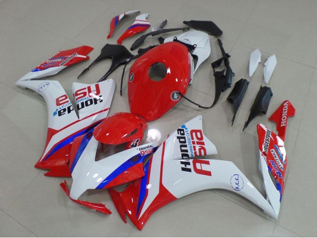 2012-2016 Honda CBR1000RR Motorcycle Fairings - White Red Blue Honda Asia Australia