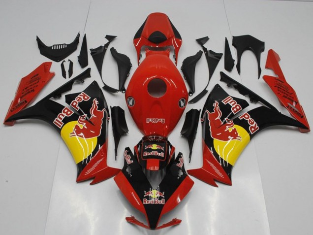 2012-2016 Honda CBR1000RR Motorcycle Fairings - Red Black Yellow Red Bull Australia