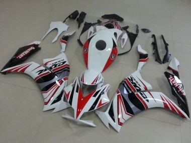 2012-2016 Honda CBR1000RR Motorcycle Fairings - White Red Silver Black One Heart Australia