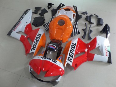 2013-2023 Honda CBR600RR Motorcycle Fairing Kits - Orange White Red Glossy Black Repsol Australia