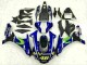 2015-2019 Yamaha YZF R1 Motorcycle Fairings - Blue Silver Black Green MoviStar Australia