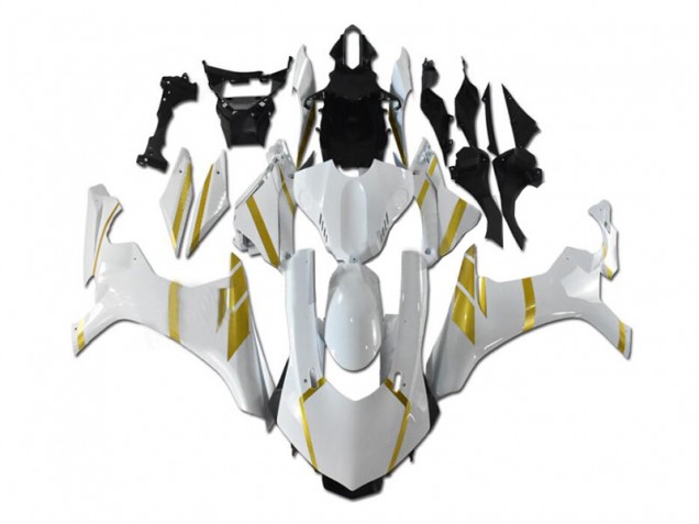 2015-2019 Yamaha YZF R1 Motorcycle Fairings - White Gold Australia