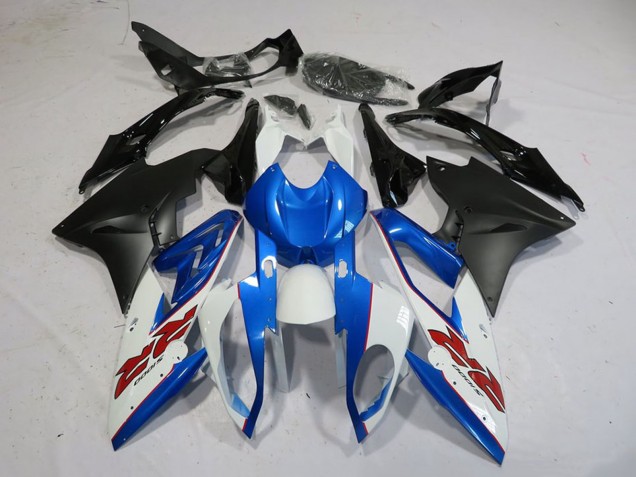 2015-2016 BMW S1000RR Motorcycle Fairing - White Blue Matte Black Australia