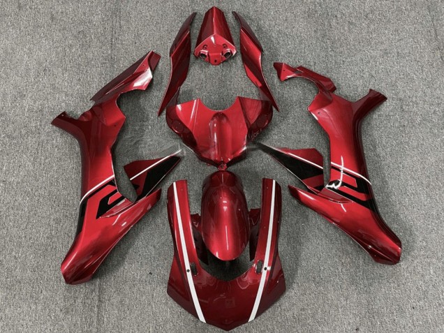 2015-2019 Yamaha YZF R1 Motorcycle Fairings - Red White Black Australia
