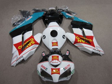 2004-2005 Honda CBR1000RR Motorcycle Fairings - White Red Blue Glossy Black Yellow San Carlo Castrol Australia