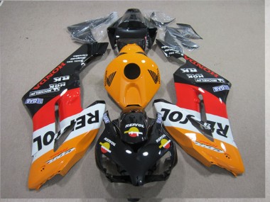 2004-2005 Honda CBR1000RR Motorcycle Fairings Kits - Orange White Red Glossy Black Repsol Australia