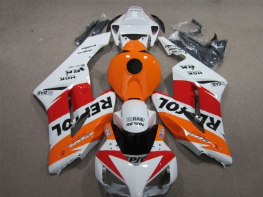 2004-2005 Honda CBR1000RR Motorcycle Fairings - White Orange Red Black Repsol Australia