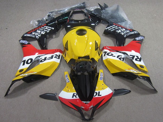 2004-2005 Honda CBR1000RR Motorcycle Fairings - Yellow White Red Glossy Black Repsol Australia