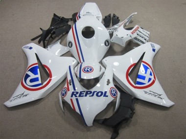 2008-2011 Honda CBR1000RR Motorcycle Fairings - White Red Blue Repsol Australia