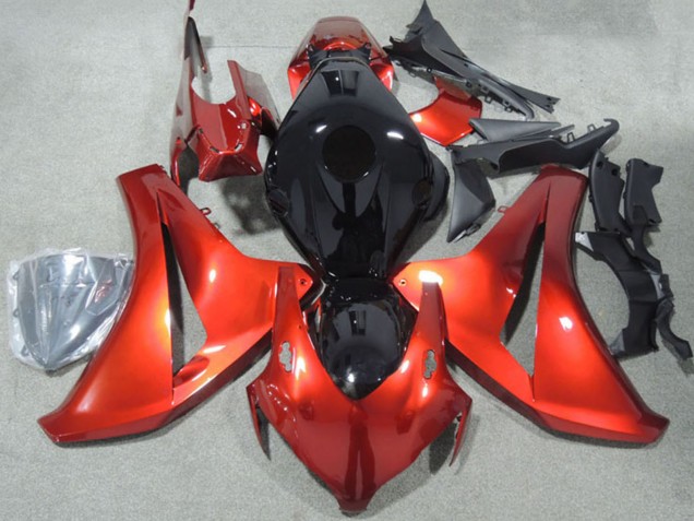 2008-2011 Honda CBR1000RR Motorcycle Fairings Kits - Red Glossy Black Australia