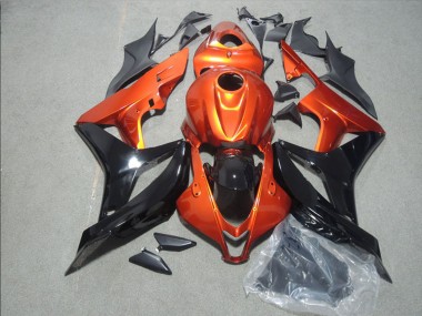 2008-2011 Honda CBR1000RR Motorcycle Fairing - Orange Glossy Black Australia