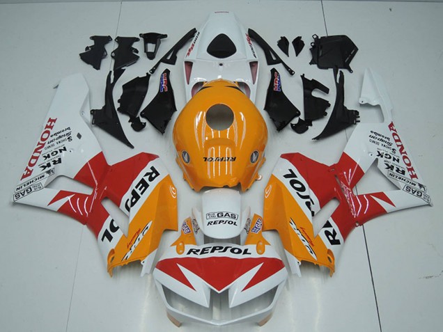 2012-2016 Honda CBR1000RR Motorcycle Fairings - White Orange Red Repsol Australia