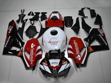 2012-2016 Honda CBR1000RR Motorcycle Fairings - White Red Glossy Black Santander Australia