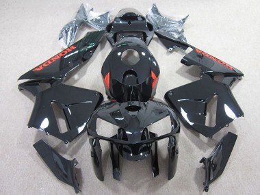 2005-2006 Honda CBR600RR Motorcycle Fairings - Black with Red Australia