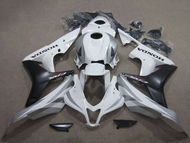 2007-2008 Honda CBR600RR Bike Fairings - White Matte Black Australia