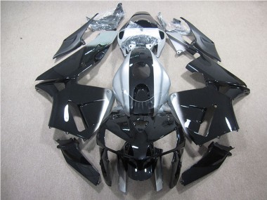 2007-2008 Honda CBR600RR Bike Fairings - Silver Glossy Black Australia