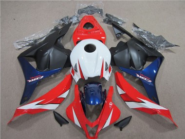 2009-2012 Honda CBR600RR Motorcycle Fairing - White Red Blue Matte Black Australia