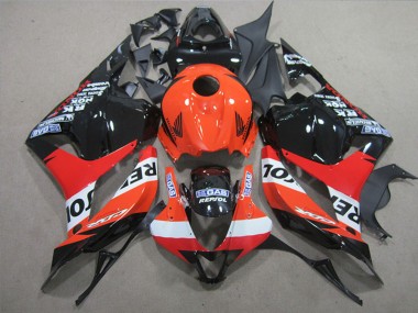 2009-2012 Honda CBR600RR Full Motorcycle Fairings - Orange White Red Glossy Black Repsol Australia