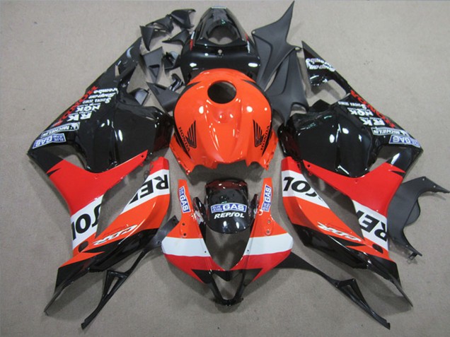 2009-2012 Honda CBR600RR Full Motorcycle Fairings - Orange White Red Glossy Black Repsol Australia