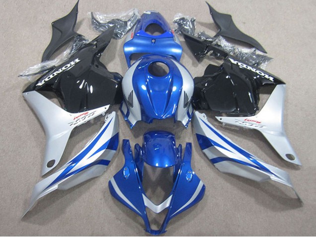 2009-2012 Honda CBR600RR Motorcycle Fairings - Silver Blue Glossy Black Australia