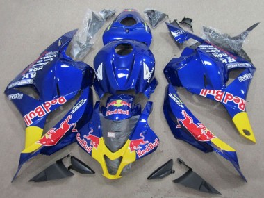 2009-2012 Honda CBR600RR Motorcycle Fairings - Blue Yellow Red Bull Australia
