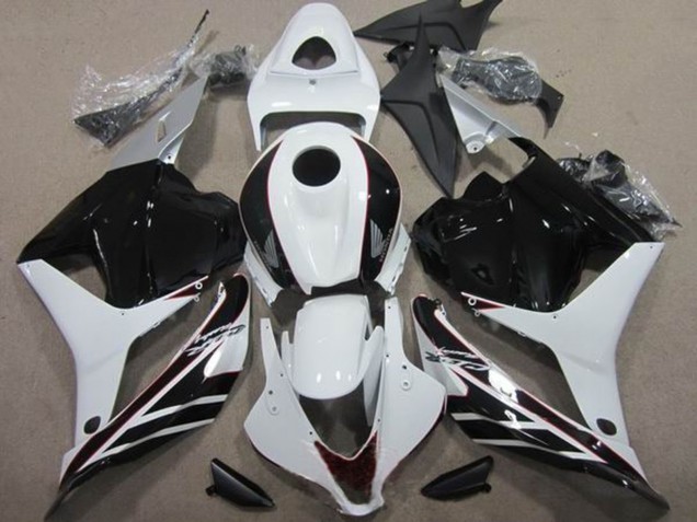 2009-2012 Honda CBR600RR Motorcycle Fairing Kits - White Glossy Black Australia