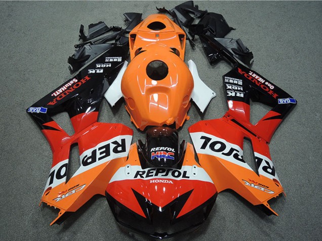 2013-2023 Honda CBR600RR Motorcycle Fairings - Orange White Red Glossy Black Repsol HRC Australia