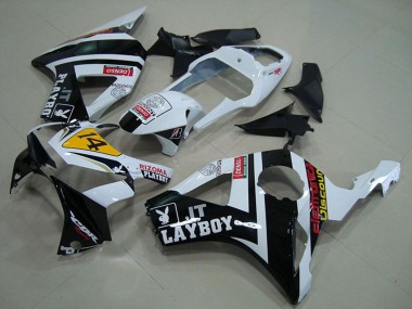 2002-2003 Honda CBR900RR 954 Motorcycle Fairings - White Yellow Glossy Black Rizoma Playboy 14 Australia