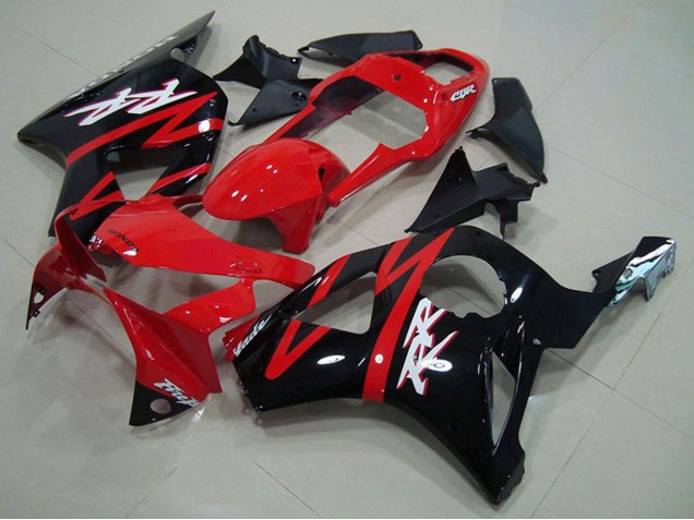2002-2003 Honda CBR900RR 954 Motorcycle Fairing - Red Glossy Black Stripe Australia