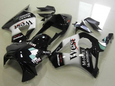 2002-2003 Honda CBR900RR 954 Motorcycle Fairings - Glossy Black White West Australia