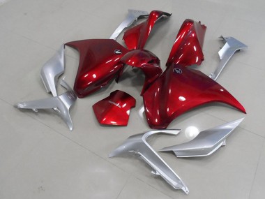 2010-2014 Honda VFR 1200 Motorcycle Fairings - Silver Red Australia